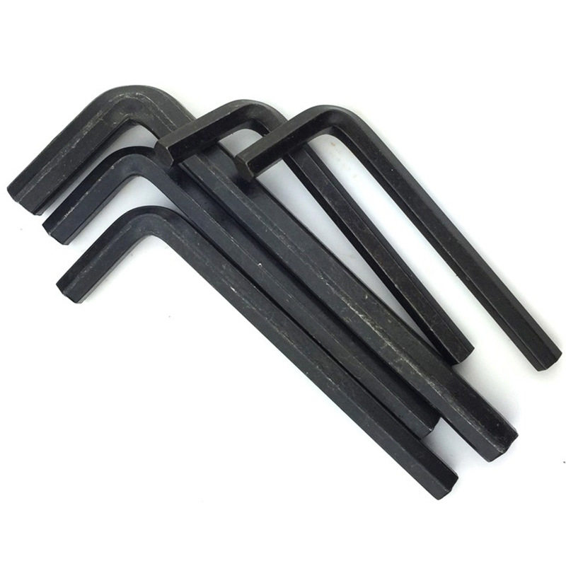 L型内六角扳手单个平头搬手球头板手内6角小螺丝刀内六方六菱角S2