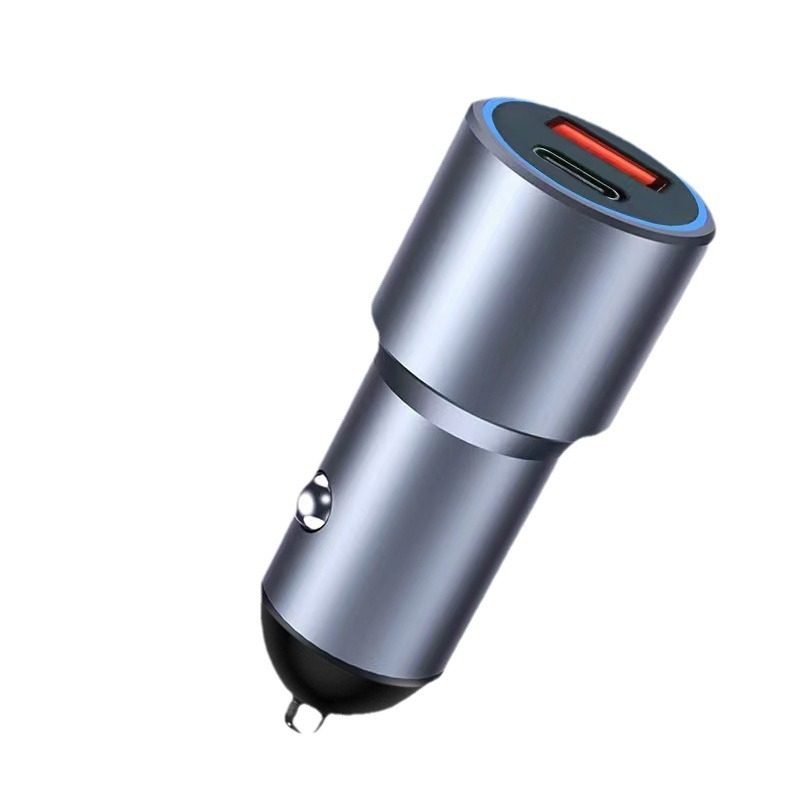 Car charger super fast charger PD20W alloy car charger flash charger mobile phone charger car supplies charging