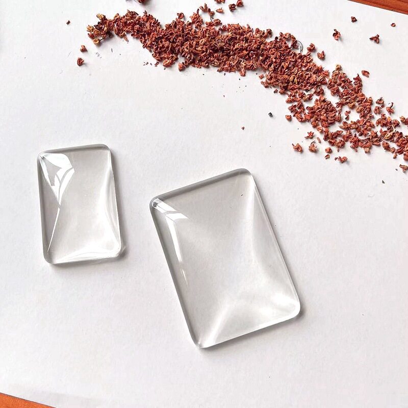 长方形时光宝石水晶玻璃长方形冰箱贴批发美甲色板豆豆 量大从优