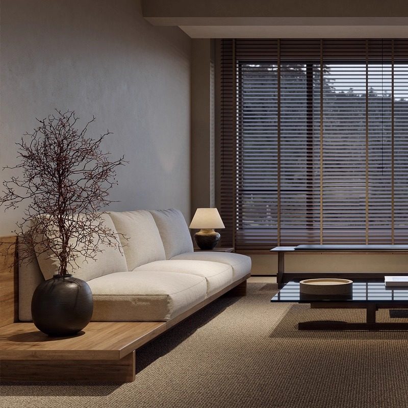 中古设计师极简实木沙发北欧轻奢工作洽谈沙发台书桌长方形方凳椅