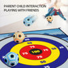 〖Border Amazon] Children's Football Indoor Backyard Throwing Target Game Mat Velcro Ball Set