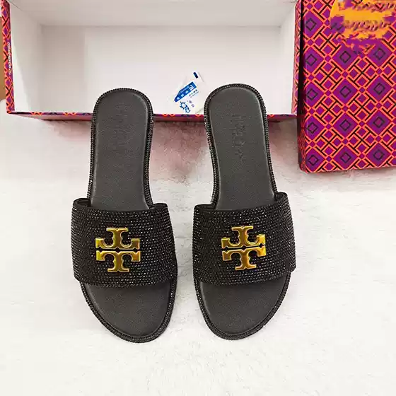 2025 New European and American Big Brand Same Spring Women's Flat Slippers High Version One to One Cross-border Foreign Trade Wholesale