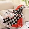 Ins Style Chessboard Simple Casual Multi-use Office Nap Blanket Casual Blanket Sofa Blanket Knitted Blanket Air-conditioning Blanket