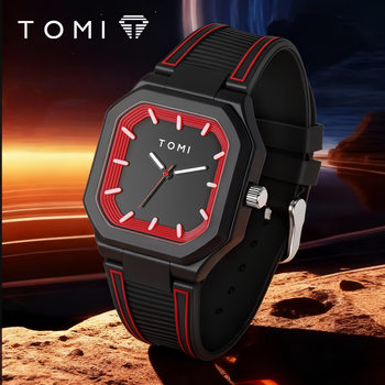 Tomi Cross-Border Nautilus Silicone Watch Square Men's and Women's Personalized Large Dial Silicone Watch Wholesale