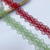 Lace Lolita Decoration Color Barcode Clavicle Chain Jewelry DIY Computer Embroidery Water Soluble Lace