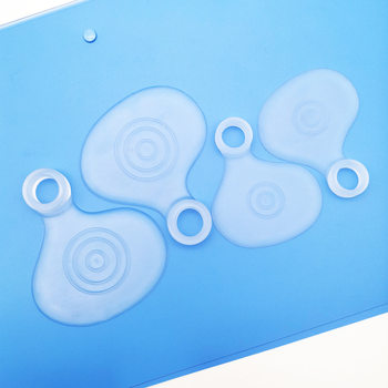 Silicone insole sole sole forefoot pad non-slip anti-wear foot paste half-size pad wholesale high-heeled shoes forefoot protection pad decompression