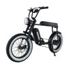 Cross-Border Foldable Electric Assist Bicycle Fat Tire Scooter 48V Lithium Battery Long Seat Electric Bicycle