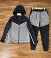 Black and dark gray suit
