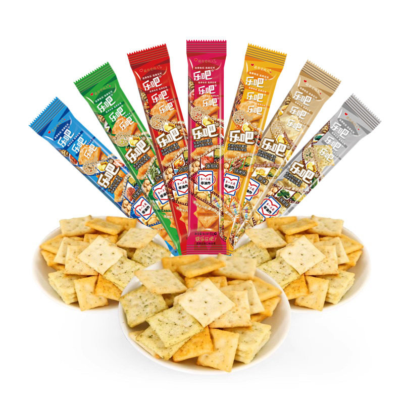 Leba potato chips non-fried casual baking food Tianjin snack factory snack 50g Full box wholesale