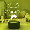 Usb Nightlight Hollow Knight Game Surrounding Boys Birthday Gift Bedroom Bedside Ornaments led Luminous 3D Light