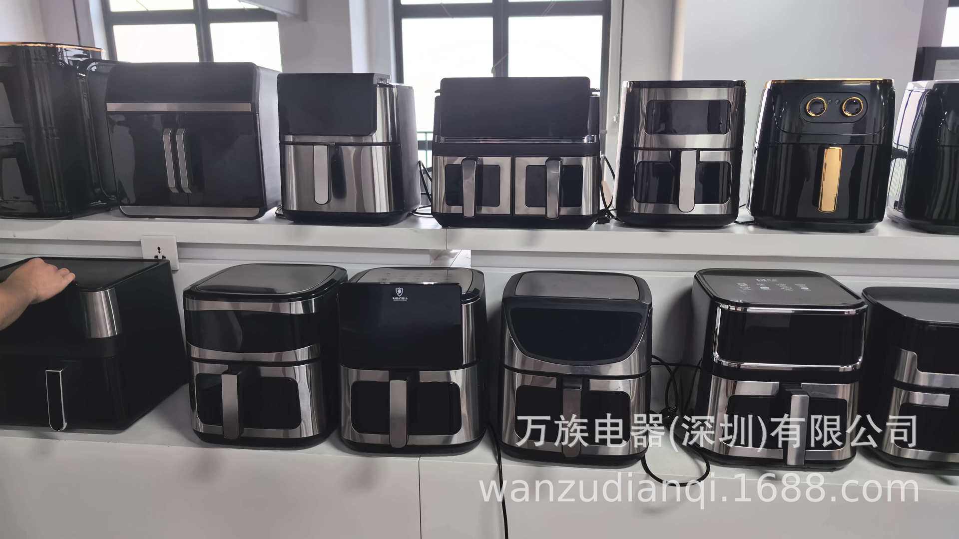 可视空气炸锅6L免翻面电烤箱家用大容量多功能烤炉全自动早餐机