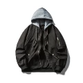 Hooded black