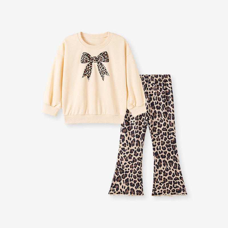 Set Anak Bergaya, Set Anak Perempuan Lengan Panjang Musim Gugur, Grosir Pakaian Anak Fashion Kekinian