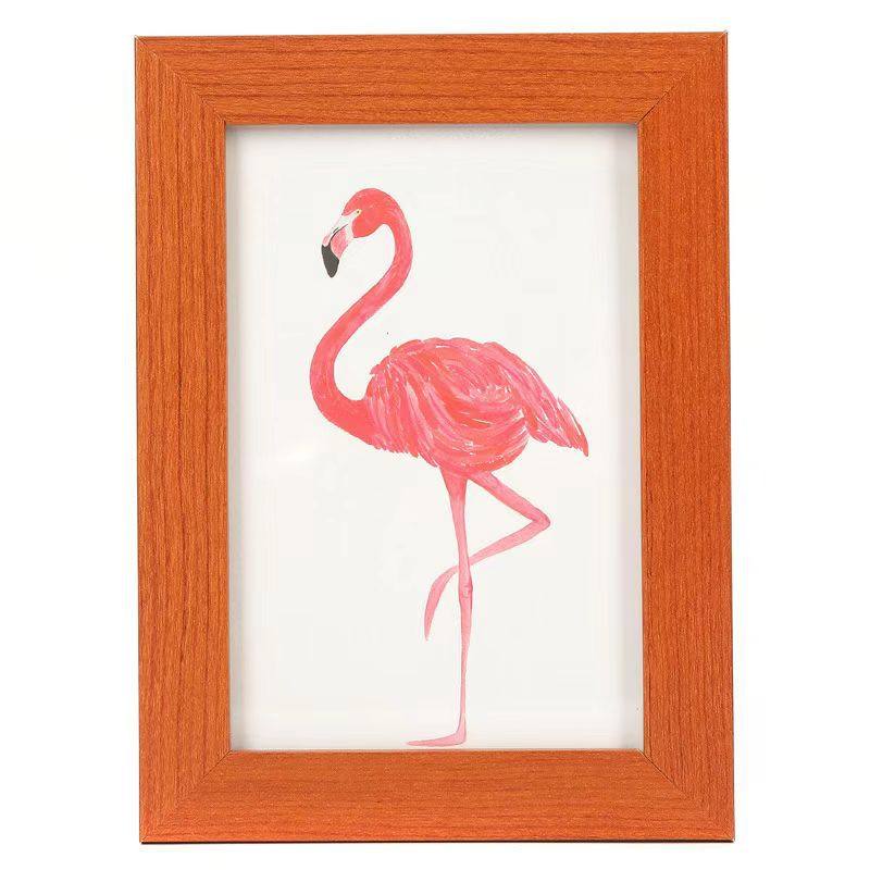 Solid wood wall-mounted photo frame special offer decoration 5-inch 6-inch 7-inch A4 creative combination children's photo frame simple picture frame