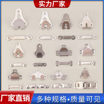 Manufacturer in stock supply copper iron stainless steel suit pants adjustable buckle hand sewing two-piece suit pants hook pants hook pants buckle