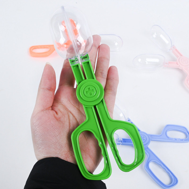 儿童户外昆虫夹长短胶囊夹剪刀夹蝴蝶夹 捕虫活动课外实践教具