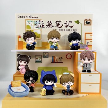 Tomb Raider Notes Peripheral Leisure Life Cute Play Series Blind Box Cute Mini Doll Hand Figure Blind Box Desktop Ornament