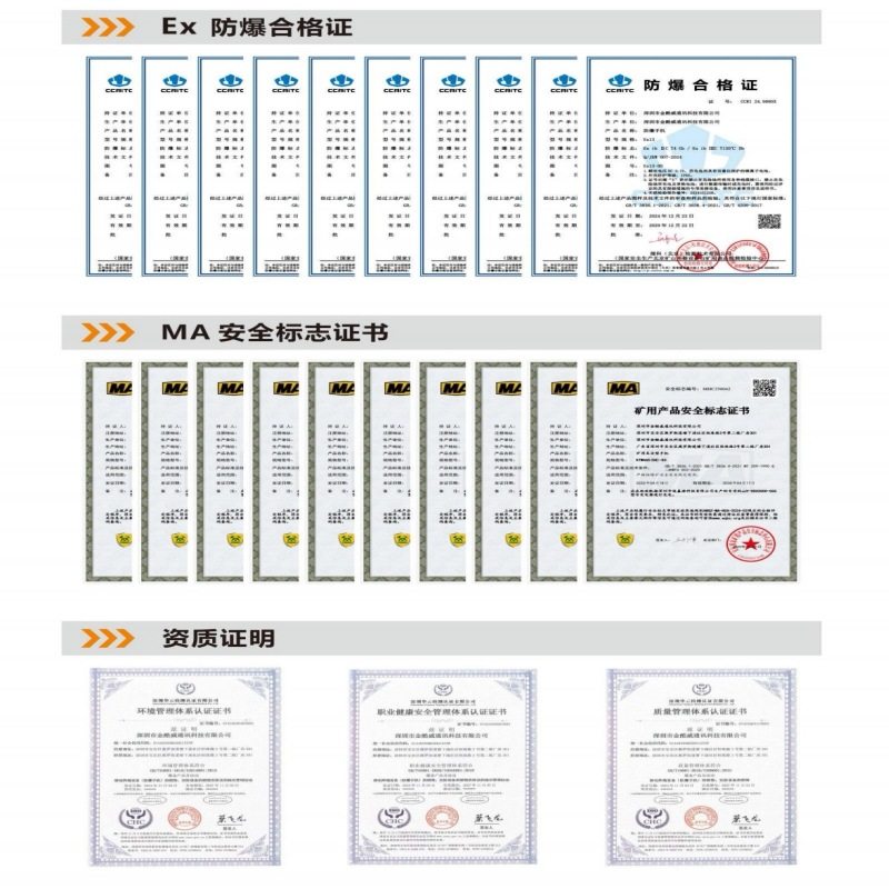 Jinkuwei Ktw465 (5g) Coal Mine Underground Ma Mining Explosion-Proof Mobile Phone 5g Satellite Communication Nfc Hongmeng System