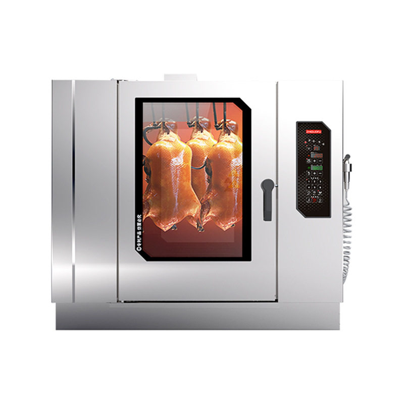 智能烤鸭炉商用全自动烧鸡烧鸭五花肉电烤炉多功能旋转吊炉烤箱