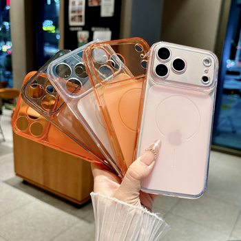 Advanced Pure Color Instantly Transforms into 17 Large Windows Suitable for Apple 16 Promax Mobile Phone Case Ip15 Frosted 14 All-Inclusive 13 Sets