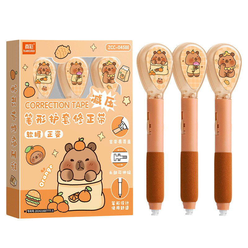 True Color Pen Correction Tape Large Capacity Portable Correction Tape Small Mini High-Value Correction Tape Correction Tape for Students