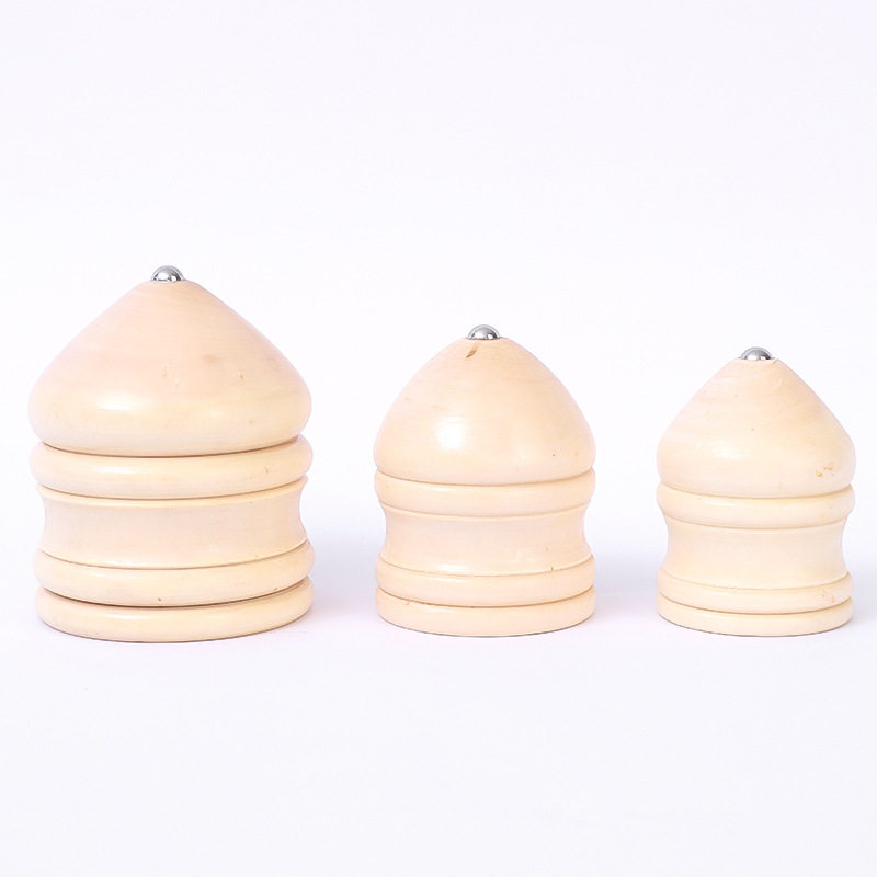 Ginkgo Wood Spinning Top Children's Toy, Flashing and Glowing Traditional Square Exercise Wooden Educational Trendy Glowing Toy