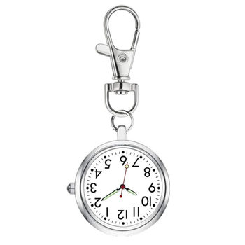 Watch Factory Customized Small Casual Keychain Pocket Watch Digital Dial Luminous Quartz Men's and Women's Hanging Watch