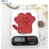 Cross-border cartoon cat's claw design first layer cowhide card holder card holder large capacity card position leather card bag access control card holder