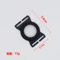 Back clip buckle with air tag