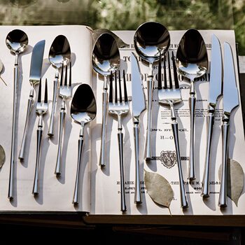 Cross-border 304 stainless steel small waist knife and fork spoon Western tableware suit steak knife and fork spoon coffee spoon knife and fork