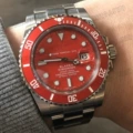 Laojia lux watch red water ghost