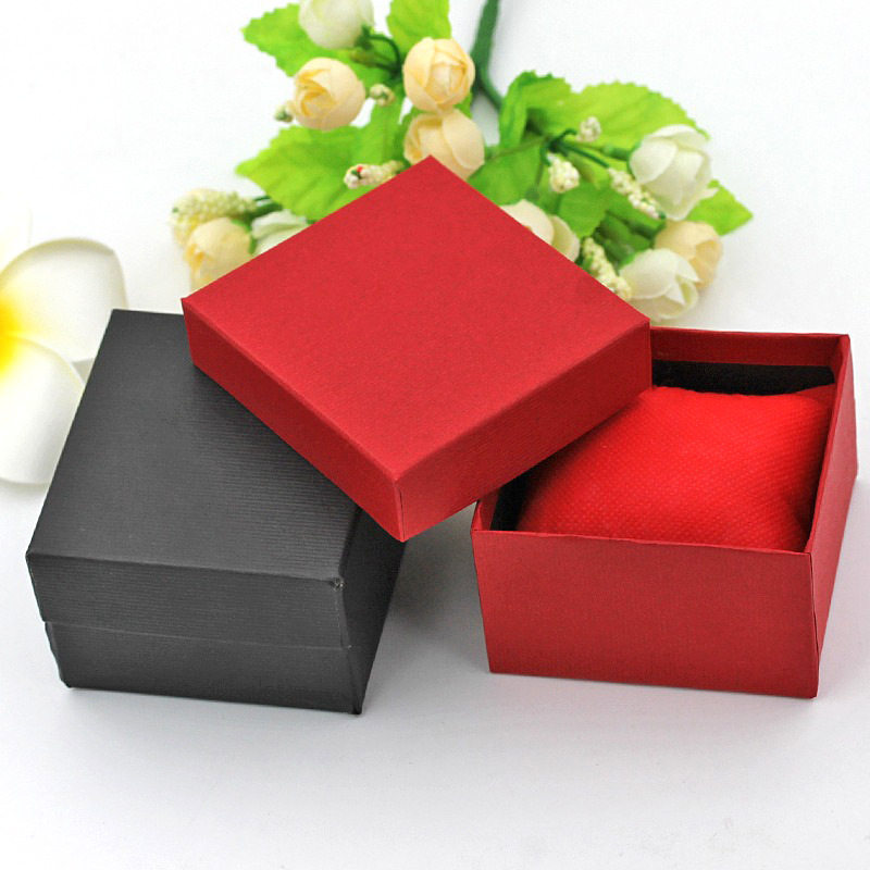 Watch Gift Box, Cardboard with Small Pillow Watch Box, Paper Material, Micro-Business Watch Box, Gift Box Wholesale Packaging Box