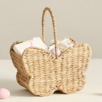 Cross-border gourd grass woven storage basket hand-woven children's toy basket outdoor picnic picking storage basket