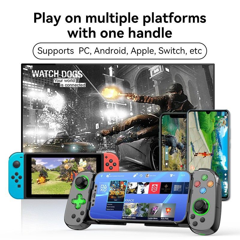 D7 stretch wireless Bluetooth gamepad Android IOS direct connection phone Switch PS4 xbox PS5 streaming