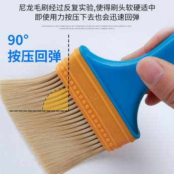 Non-Shedding Barbecue Brush Baking Brush Household Industrial Board Brush Paint Cleaning Brush Water and Oil Dual-Purpose Small Brush
