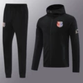 24 barcelona 01 black hoodie suit