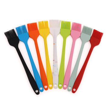 Integrated Silicone Oil Brush Kitchen Edible Pancake Silicone Brush Household Seasoning Brush Baking Tool Bbq Barbecue Brush