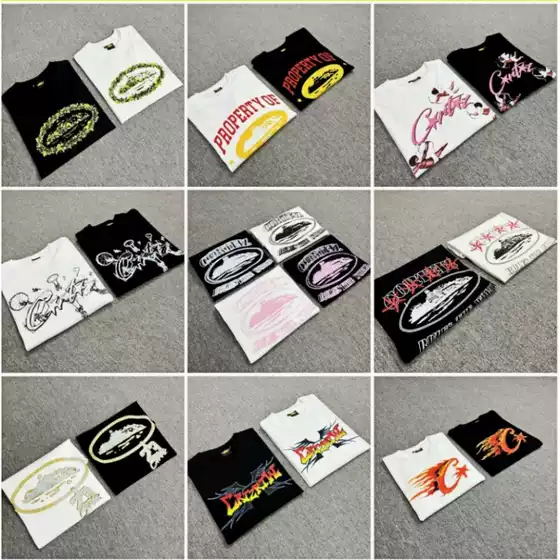 Foreign Trade Wholesale Cro Alcatraz Basic Series Short-Sleeve Phantom Letter Logo Printed T-Shirt for Summer Couples