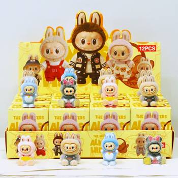Trendy Blind Box Bubble Mart Plush Doll Labubu Blind Box Toy Figurine for Stall Display