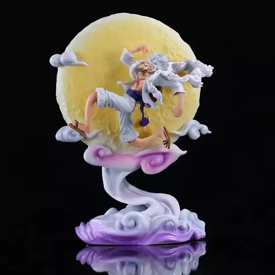 Anime Wholesale One Piece GK Ben Yue Luffy Moon Nika Luffy Luminous Figure Model Ornament