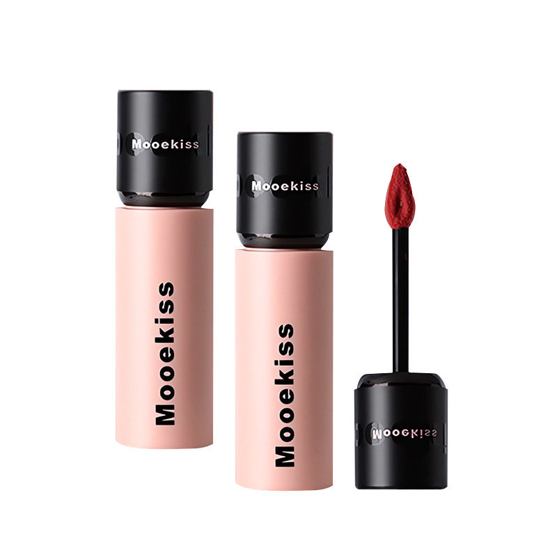 Mooekiss Lip Mud Lip Glaze Lipstick Matte Matte Lip Cream Lip Gloss Lip Gloss Non-Fading Nude Color