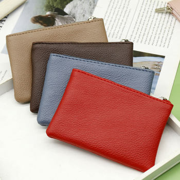 Litchi Coin Purse Women's Wallet All-match Mini Small Bag Men's Cardboard Storage Card Holder Multi-color Card Holder