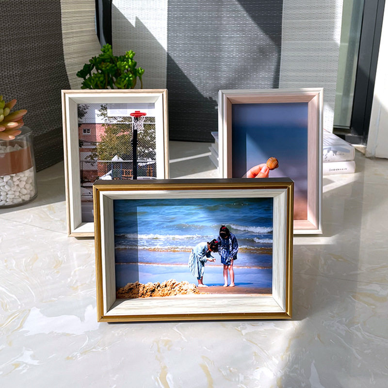 New simple creative photo frame table 5 6 7 8 10 12 inch A4 Studio gift wholesale picture frame LOGO