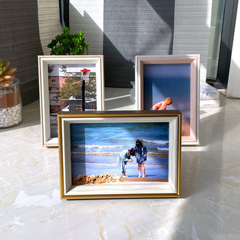 New simple creative photo frame table 5 6 7 8 10 12 inch A4 Studio gift wholesale picture frame LOGO