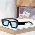 black frame blue