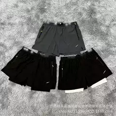 2025 New Summer Sports Fitness Running Shorts, Quick-Drying, Breathable, Loose-Fitting, Non-Restrictive, Two-Piece Marathon Shorts for Men