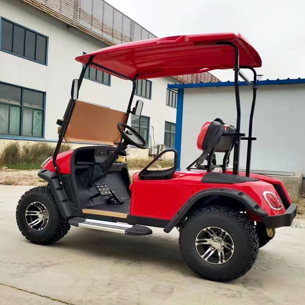 Golf Cart 2-Seater Sightseeing Car Hotel Reception Electric Golf Cart Off-Road Version Golf Cart