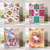 hellokitt Cat Christmas Blanket Thickened Flannel Blanket Cartoon Children's Sofa Blanket Nap Blanket Class A