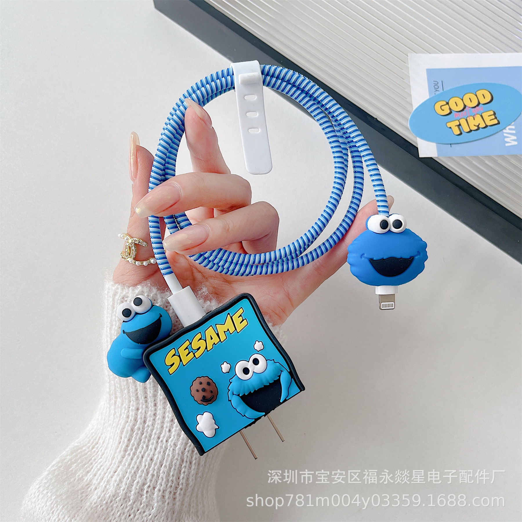 数据线保护套适用苹果充电器保护套芭芘充电头保护套充电线保护套