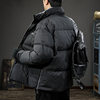 Winter New 90 white duck down men's down jacket short stand collar 2023 high-end fashion brand down jacket warm thick outer